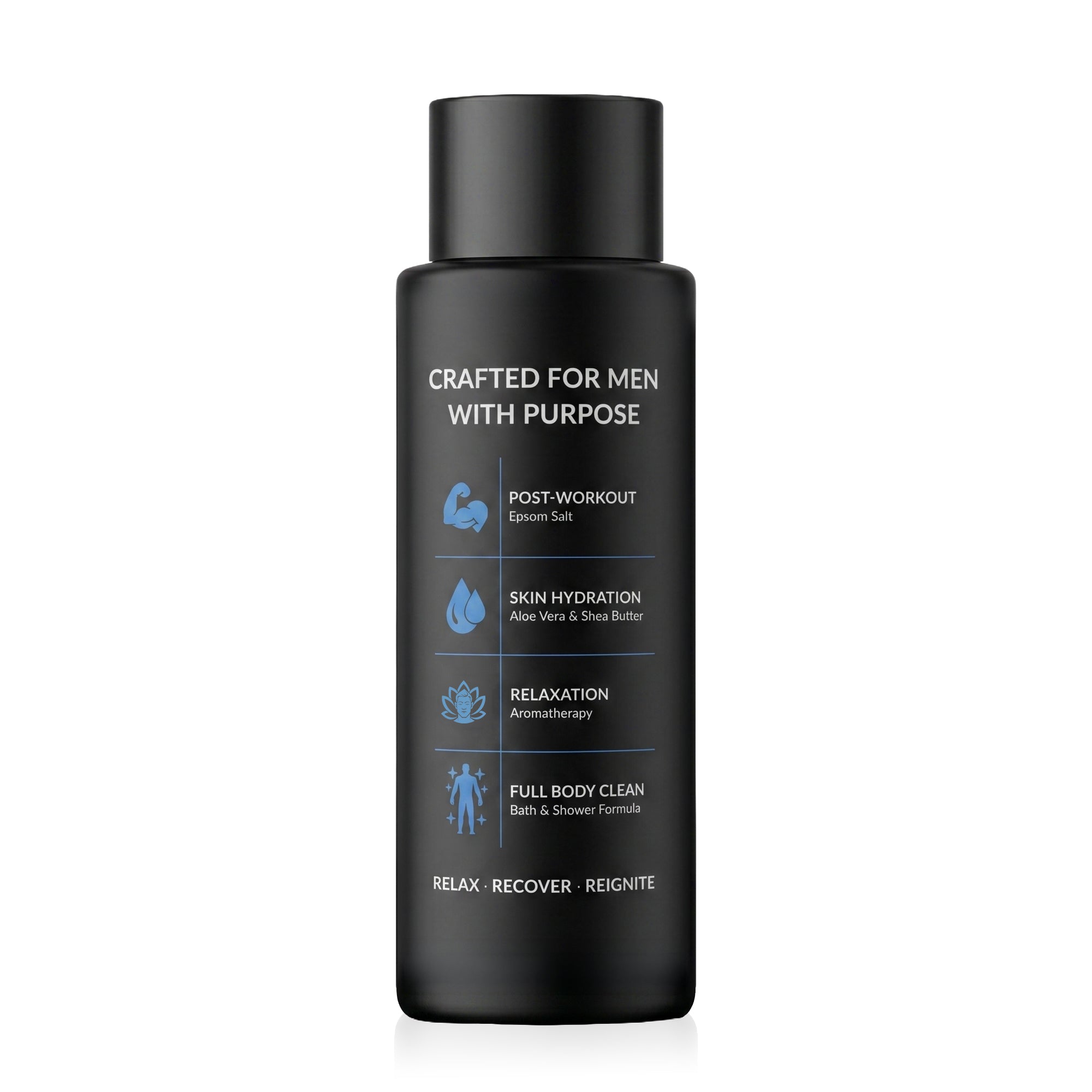 Men's Bubble Bath with Epsom Salt & Aloe