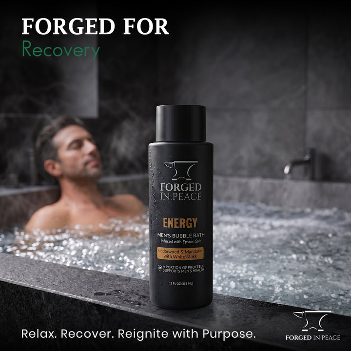 Men's Bubble Bath with Epsom Salt & Aloe
