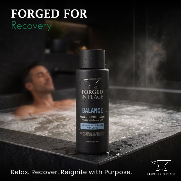 Men's Bubble Bath with Epsom Salt & Aloe