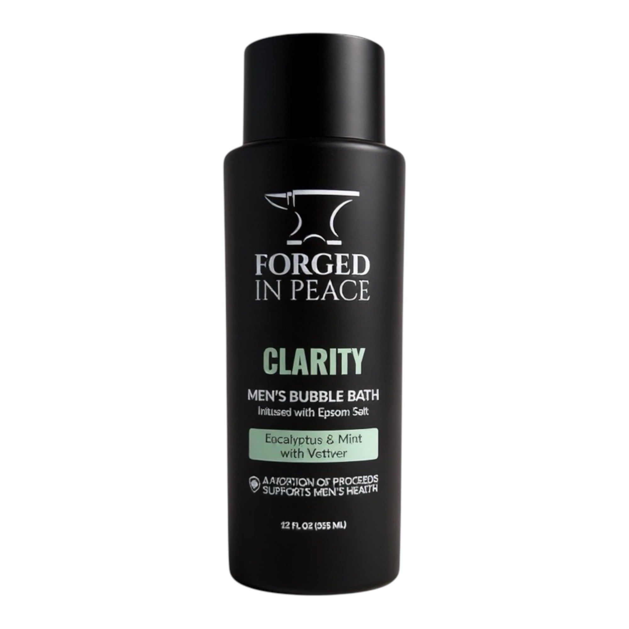 Men's Bubble Bath with Epsom Salt - Clarity (Eucalyptus & Mint with Vetiver)