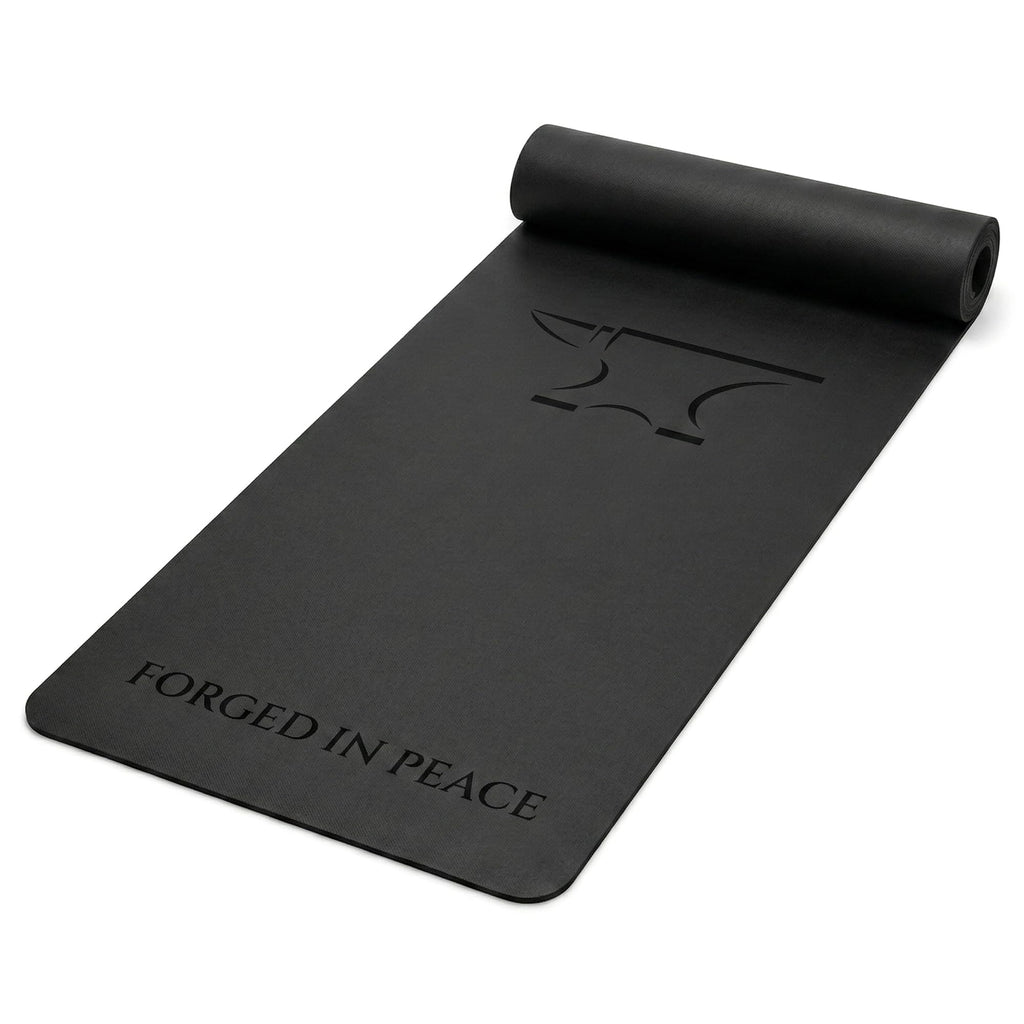 Men’s Yoga Mat – Premium Non-Slip Surface, High-Grade Strength & Durability, Extra Grip & Cushion, Black