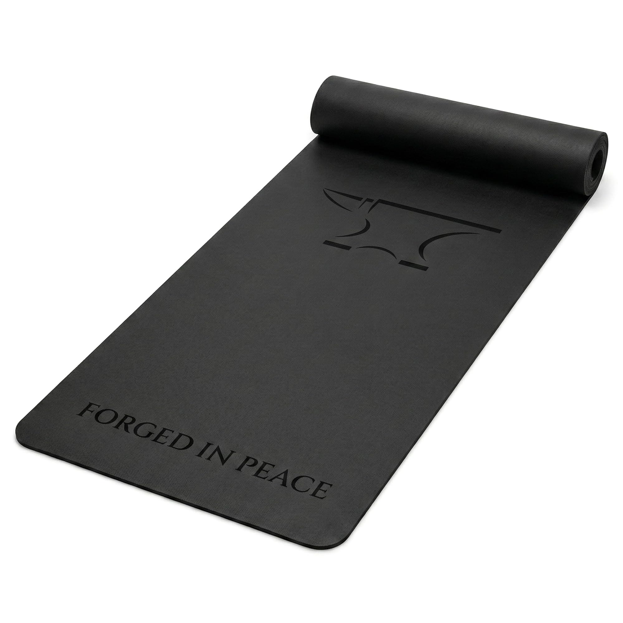 Men’s Yoga Mat – Premium Non-Slip Surface, High-Grade Strength & Durability, Extra Grip & Cushion, Black
