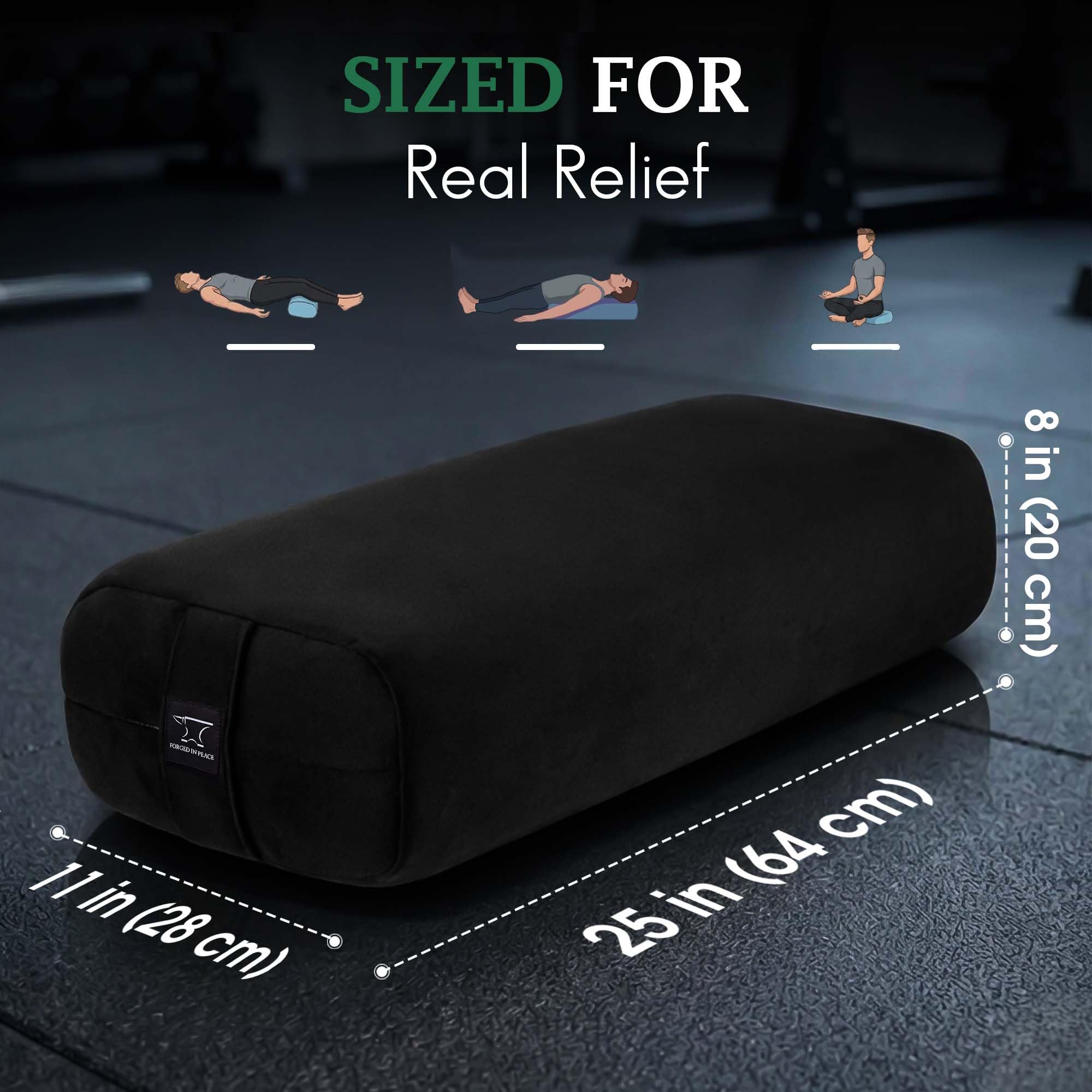 Men's Yoga Bolster / Meditation Cushion