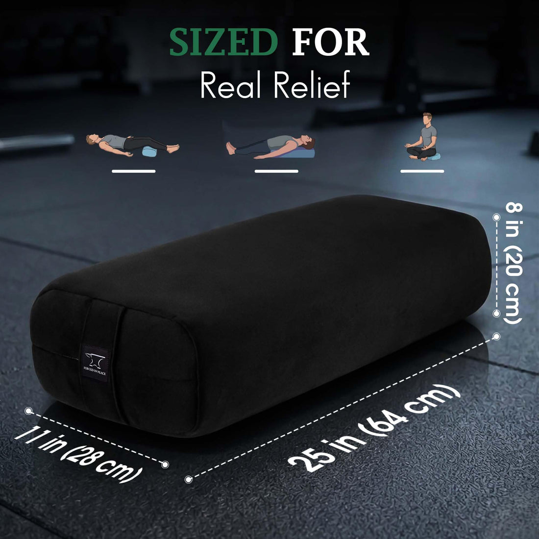 Men's Yoga Bolster / Meditation Cushion
