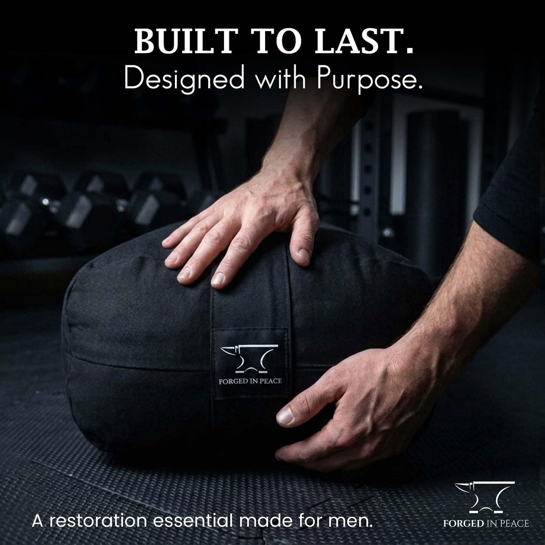 Men's Yoga Bolster / Meditation Cushion